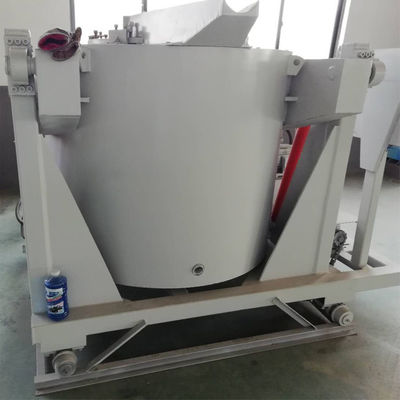 Κίνα Ηλεκτρικός τύπος λειώνοντας φούρνων αργιλίου χοανών γέρνοντας για τη ρίψη αργιλίου προμηθευτής
